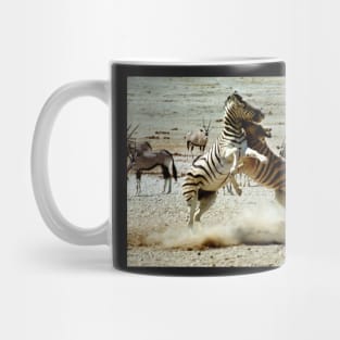 Zebra Fight Mug